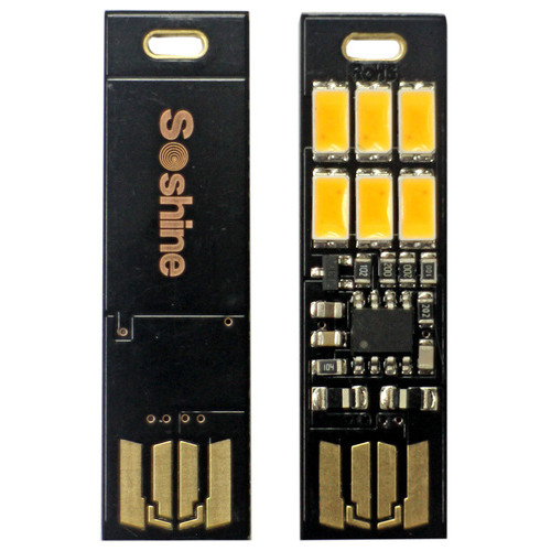 Ліхтар мініатюрний Soshine USB LED3 (сенсорний) фото №3