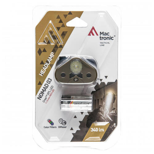 Ліхтарик налобний Mactronic Nomad 03 (340 Lm) RGB Kit (THL0022) фото №14