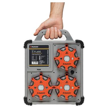 Комплект профессиональных фонарей Mactronic X-Flare 30 Lm Red/Blue/Amber Recharg 12/220V PSD0112 фото №10