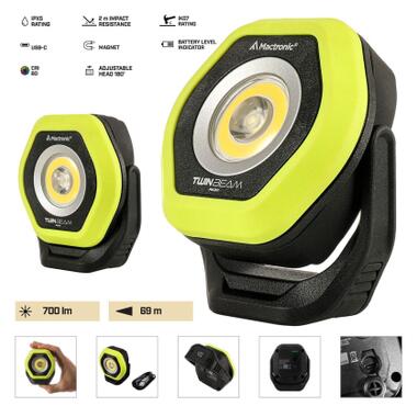 Фонарь Mactronic профессиональный Twin Beam (700 Lm) 80 CRI Magnetic Recharg Type-C (PWL0111) (DAS303956) фото №2