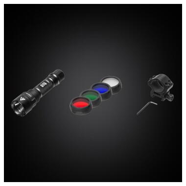 Фонарь Mactronic тактический Black Eye 650 (650 Lm) Recharg Type-C Gun Mount RGB Kit (L-MX532L-RC/SET3) (DAS303694) фото №8