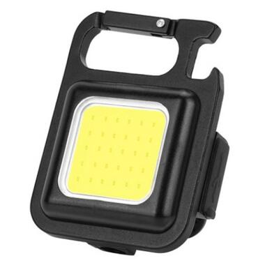 Ліхтарик-брелок Epik LED з карабіном SH-031 Black фото №3