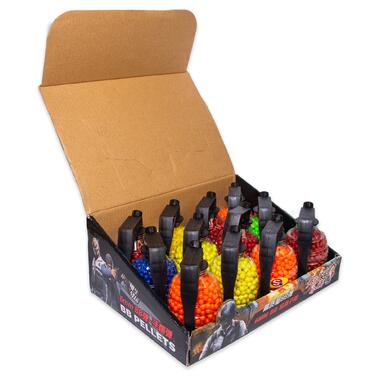 Кулі (одна коробка шести кольорів), 12 пляшок у коробці Хуада Тойс G264831-SQJ-17-800 BB  фото №1