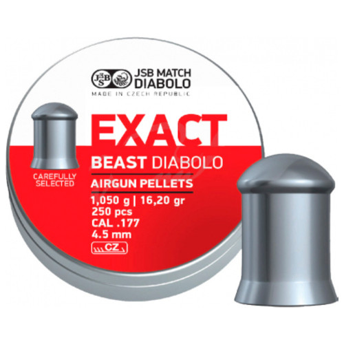 Пульки JSB Diabolo Exact Beast 4.52 мм 1.05 г 250 шт/уп (546279-250) фото №1