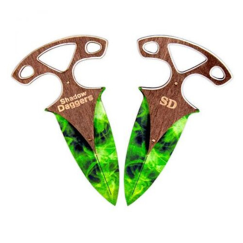 Ножі тичкові CS GO Emerald (DAG-E) фото №1