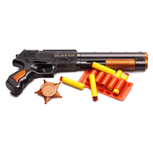 Іграшковий дробовик Golden Gun Marshal з м'якими кулями (915GG) фото №2