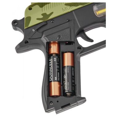 Іграшкова зброя ZIPP Toys Пістолет світлозвуковою Пустельний орел, камуфляж (814) фото №4