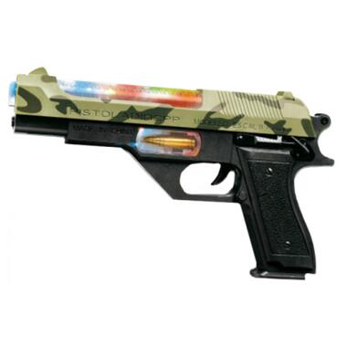 Іграшкова зброя ZIPP Toys Пістолет світлозвуковою Пустельний орел, камуфляж (814) фото №1