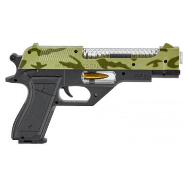 Іграшкова зброя ZIPP Toys Пістолет світлозвуковою Пустельний орел, камуфляж (814) фото №2