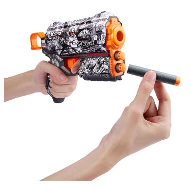Іграшкова зброя Zuru X-Shot Швидкострільний бластер Skins Flux Illustrate (8 патронів) (36516D) фото №4