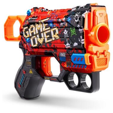 Іграшкова зброя Zuru X-Shot Швидкострільний бластер Skins Menace Game Over (8 патронів) (36515B) фото №1