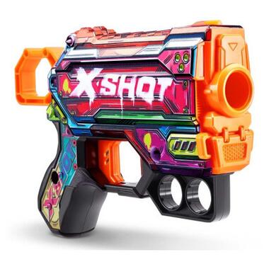 Іграшкова зброя Zuru X-Shot Швидкострільний бластер Skins Menace Mercenary (8 патронів) (36515P) фото №1