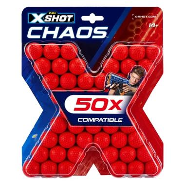Іграшкова зброя Zuru X-Shot Набір кульок CHAOS (50 шт.) (36327Z) фото №1