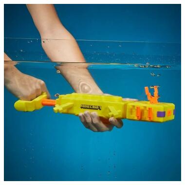 Іграшкова зброя Hasbro Nerf Водний бластер Майнкрафт Аксолотл (F7601) фото №5