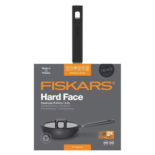 Стійник з кришкою Fiskars Hard Face 24 см/2.2 л (1052230) фото №3