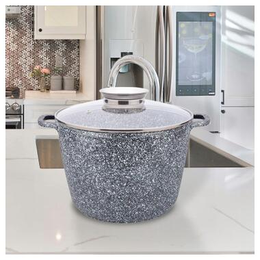 Кастрюля Gusto покрытие Ceramic Snow 14 л (GT-2604-32/1) фото №2