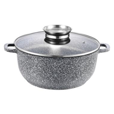 Кастрюля Gusto покрытие Ceramic Snow 4,5 л (GT-2604-24) фото №1