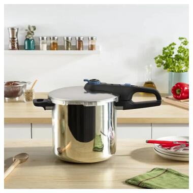 Кастрюля Tefal Secure Trendy Скороварка з паровим кошиком 8л (P2584401) фото №23