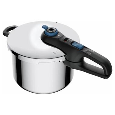 Кастрюля Tefal Secure Trendy Скороварка з паровим кошиком 8л (P2584401) фото №2