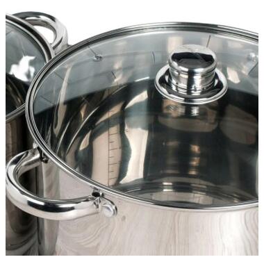 Набор кастрюль Zepline German Family GF-2037 серебристый (GF-2037_1496) фото №5