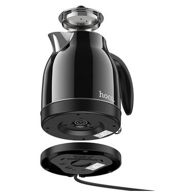 Электрочайник Hoco retro electric kettle HE10 черный фото №3