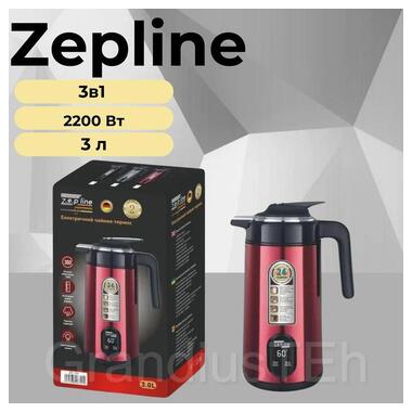 Электрический чайник-термос Zepline ZP-123 красный 3 л (47634-ZP-123_706) фото №1