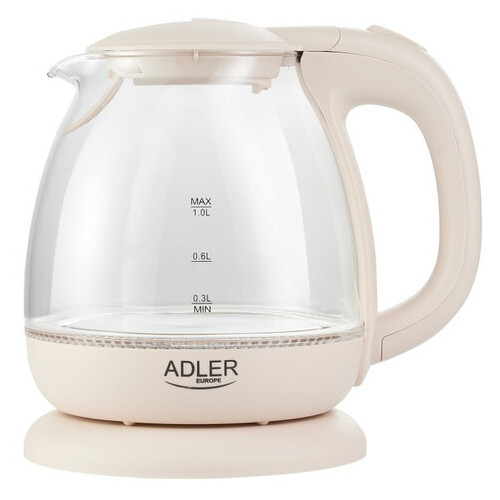 Чайник електричний Adler AD-1283-C 1 л фото №3