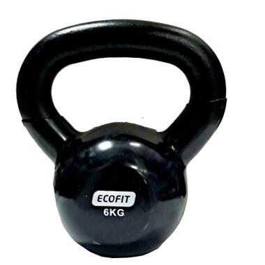 Гиря Ecofit MD2201 6кг PVC+Iron (23689) фото №1