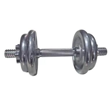 Гантель HSF з хромованим покриттям MD2503 - 10 кг (К00024981) фото №1