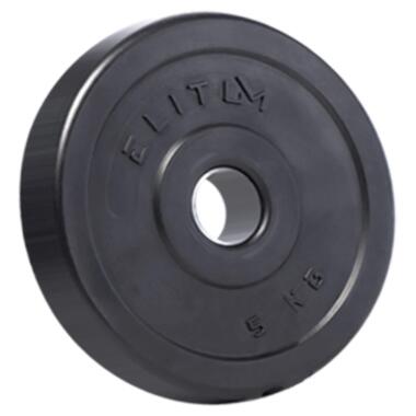 Набір композитних дисків Elitum Titan 39 кг для гантелей та штанг + 2 грифа (00-G00000236) фото №4
