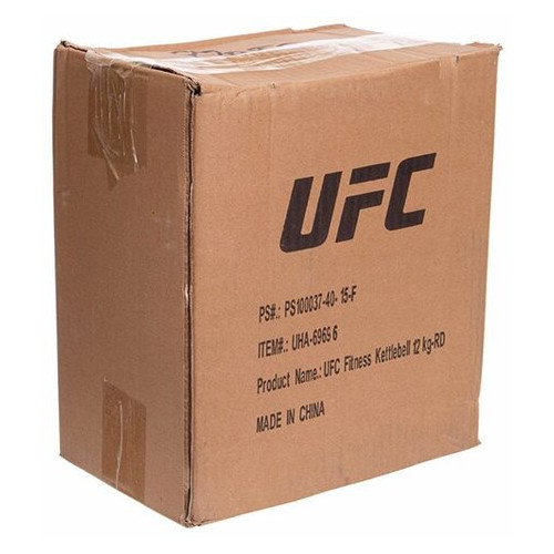 Гиря сталева з вініловим покриттям UFC UHA-69696 12кг Червоний (56512005) фото №15