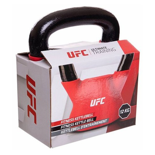Гиря сталева з вініловим покриттям UFC UHA-69696 12кг Червоний (56512005) фото №14