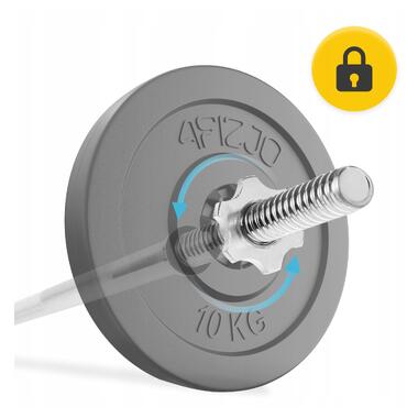 Гриф для штанги прямий 4FIZJO 150 см 25 мм (P-5905973401142)  фото №9