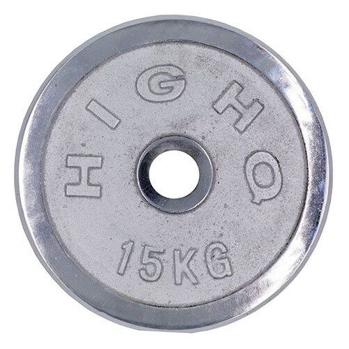 Млинці диски хромовані FDSO Highq Sport ТА-1457 15кг Срібний (58508019) фото №1
