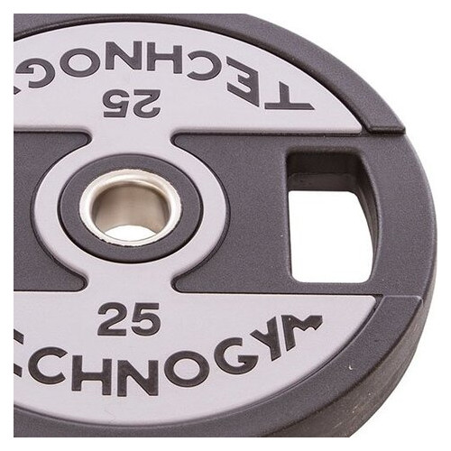 Млинці (диски) з хватом FDSO Technogym TG-1837 25кг Чорний (58508024) фото №3