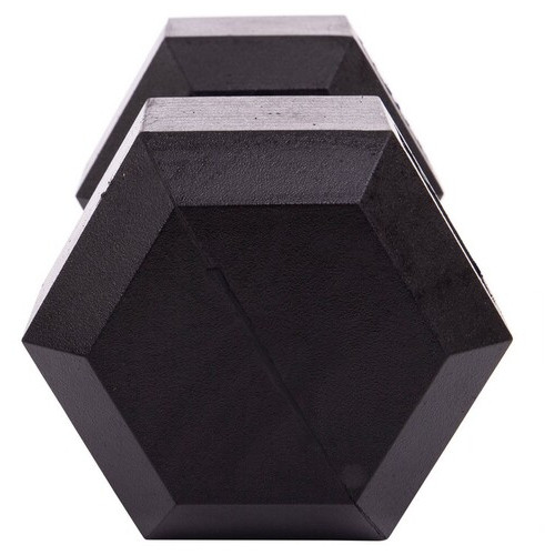 Гантель цільна шестигранна FDSO SC-80075 15кг Чорний (56508166) фото №3