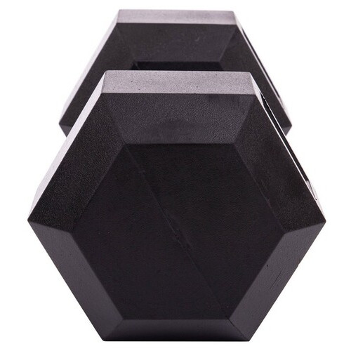 Гантель цільна шестигранна FDSO SC-80075 20кг Чорний (56508166) фото №3