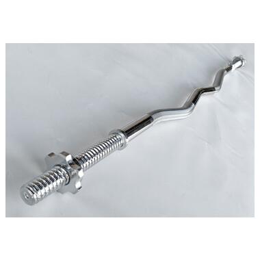 Гриф для штанги EasyFit W-образний 1.2 м O 28 мм (EF-8061)  фото №2