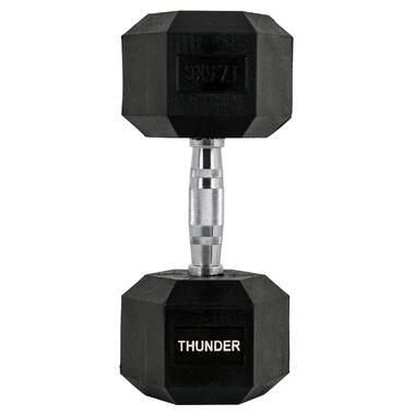 Гантель шестигранна 17,5 кг THUNDER (HEXAGONAL-DUMBBELLS-17,5K) фото №2