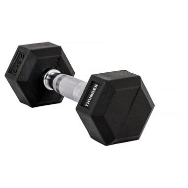 Гантель шестигранна 2,5 кг THUNDER (HEXAGONAL-DUMBBELLS-2,5KG) фото №4