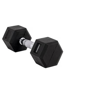 Гантель шестигранна 5 кг THUNDER (HEXAGONAL-DUMBBELLS-5KG) фото №3