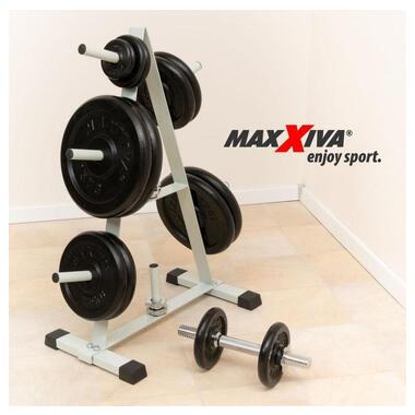 Набір з 2 гир гантелей Maxxiva загальною вагою 15 кг (M-10085419) фото №5