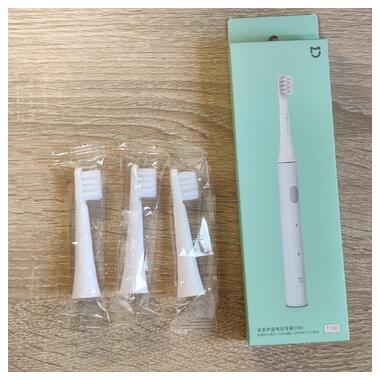 Зубная щетка MiJia Sonic Electric Toothbrush T100 Голубая + 3 насадки фото №2