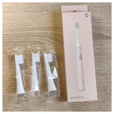Зубная щетка MiJia Sonic Electric Toothbrush T100 Розовая + 3 насадки фото №2
