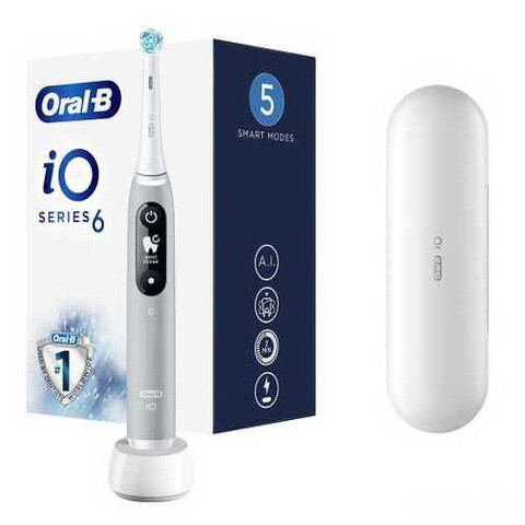 Електрична зубна щітка Braun Oral-B iO Series 6 iOM6.1A6.1K типу 3753 Grey Opal фото №1