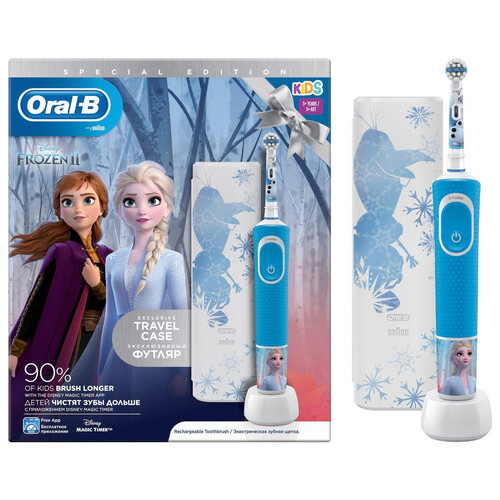 Зубні щітки Braun Oral-B D100.413.2K Frozen II фото №2