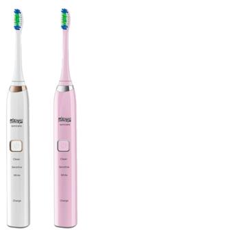 Електрична зубна щітка 3 режими/2 насадки DSP 80010A рожева 1.6W USB (DSP-80010A_529) фото №4