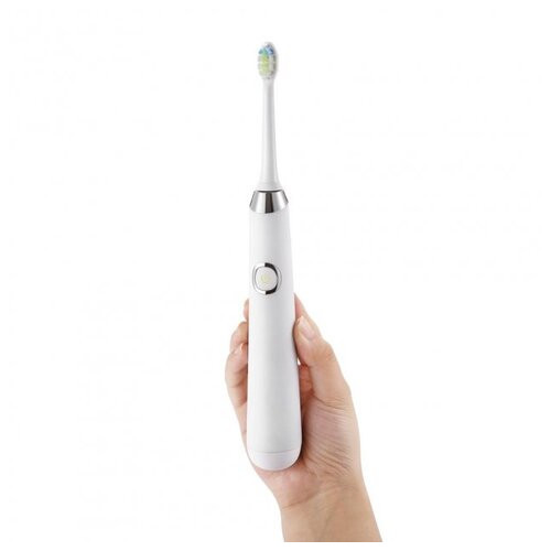 Ультразвукова електрична зубна щітка HANASCO Sonic Electric біла (S1001) фото №2