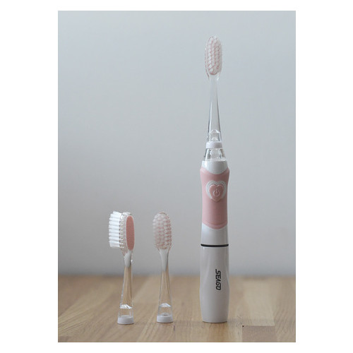 Дитяча електрична зубна щітка Seago SG-677 Led Pink фото №1