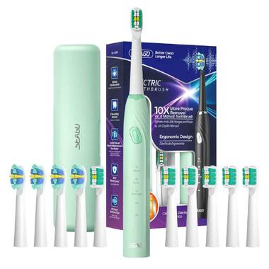 Звуковая зубная щетка SEAGO SG-2316 Зеленая фото №2